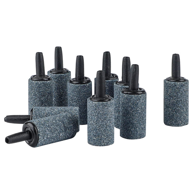 Pawfly 0.6/1/1.2 Inch Air Stone Cylinder Bubble Diffuser Airstones for Aquarium Fish Tank Pump Grey 1 inch - PawsPlanet Australia