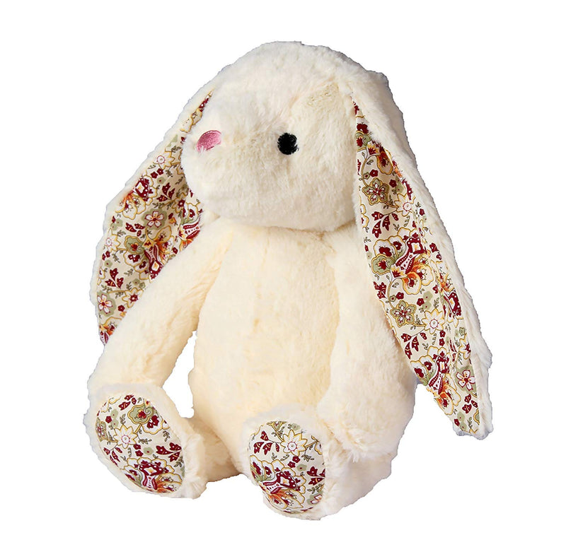 [Australia] - Petlou Durable Plush Dog and Cat Toys with Multi-Squeaks and Crinkle,Vegetables,Dog,Rabbit/Bunny Collection Beige 15-Inch Rabbit In Beige Color 