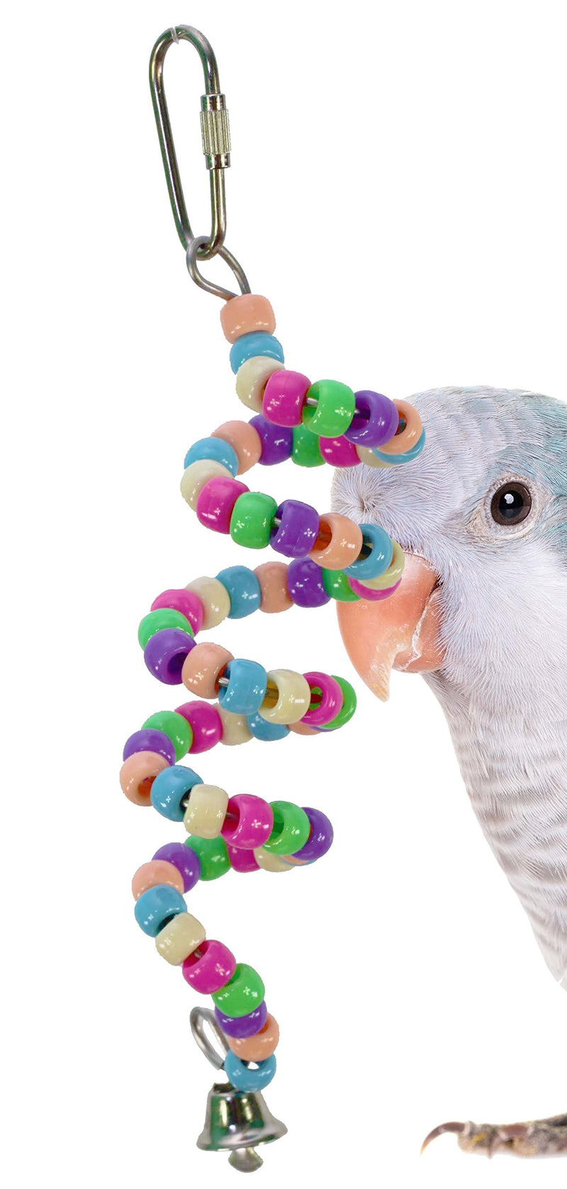 [Australia] - Bonka Bird Toys 869 Millet Holder Bird Toy Pastel Parrot cage Craft Toys Cages Cockatiel Parakeet Quality Product Hand Made in The USA 