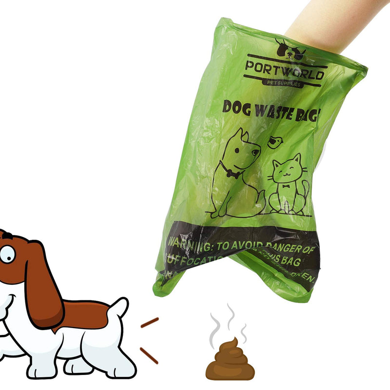 Biodegradable Dog Poop Bags | Pet Waste Bags with Dispenser and Leash Clip for Doggy, Eco-Friendly Leak Proof Disposal Refill Bags 60 Bags, 4 Rolls - PawsPlanet Australia