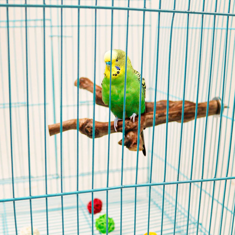 Parrot Perch Stands Birds Stand Pole Natural Wild Grape Stick Grinding Paw Climbing Standing Cage Accessories Toy Branches for Parakeet, Budgies, Lovebirds style-1 - PawsPlanet Australia