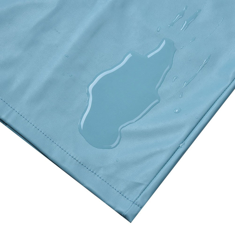 [Australia] - Myonly Waterproof Nylon Apron Anti-Static Pet Cat Dog Grooming Cooking Kitchen Aprons Smock with Pockets for Women Men L Blue 