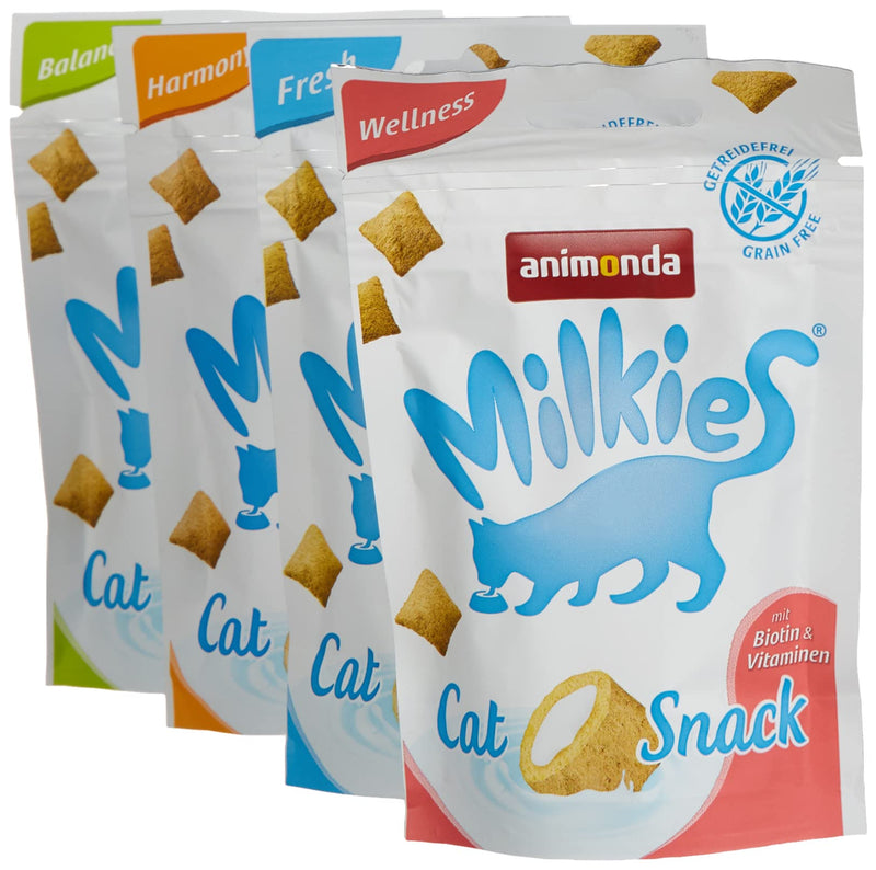 animonda Milkies, crunchy grain-free snacks for cats, cat treat, selection, 6 x 30g - PawsPlanet Australia