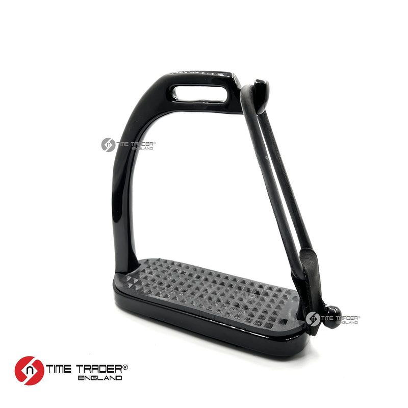 Peacock Stirrups Durable Horse Riding Equestrian Stirrups Rubber Ring (4.75", Black) 4.75" - PawsPlanet Australia