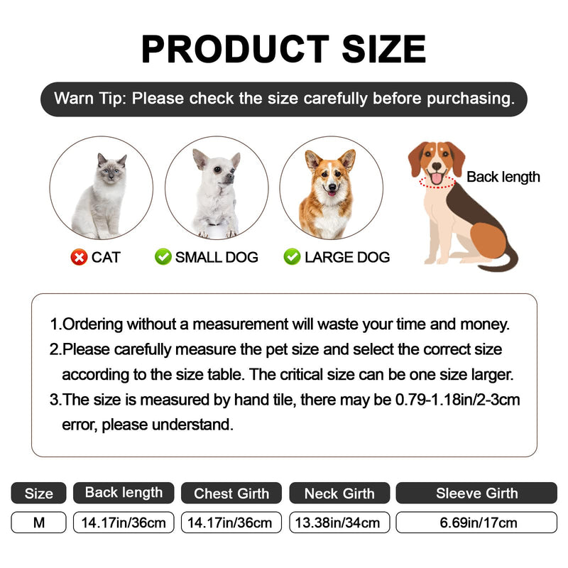 HACRAHO Dog Post Surgery Recovery Suit, 1 Pack E-Collar Alternative Tight-Fitting Recovery Shirt Dogs Surgical Neutering Suit for Pet Belly Anti-Leak Shirt - PawsPlanet Australia