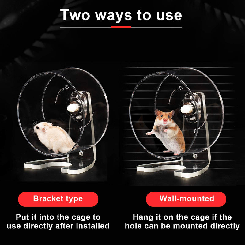 Zacro Hamster Exercise Wheel - 8.7in Silent Running Wheel for Hamsters, Gerbils, Mice and Other Small Pet - PawsPlanet Australia