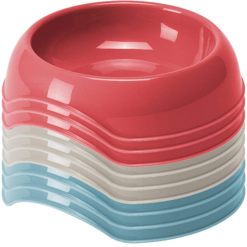 CatCentreⓇ 2 x Blue 0.2L Plastic Cat Kitten Bowls Pet Animal Feeding Food Water Drink Dish 1 Count (Pack of 1) - PawsPlanet Australia