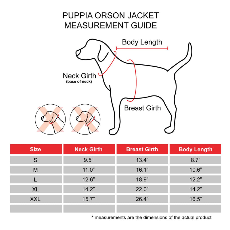 [Australia] - Puppia Authentic Orson Pet Coat RED X-Large 