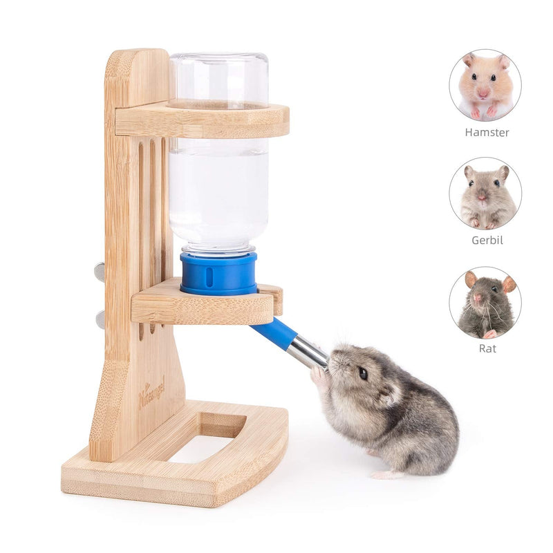 Niteangel Water Bottle with Stand for Syrian Dwarf Hamsters Gerbils Mice Rats Degus Small pet Rodents Blue - PawsPlanet Australia