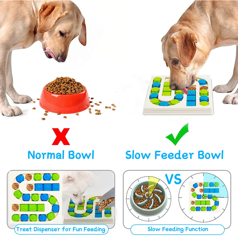 FWLWTWSS Dog Toy Intelligence, Dog Puzzle Toy Dog Interactive Dog Toy Educational Toy Dog Toy Cat Toy Intelligence for IQ Training and Mental Stimulation A - PawsPlanet Australia