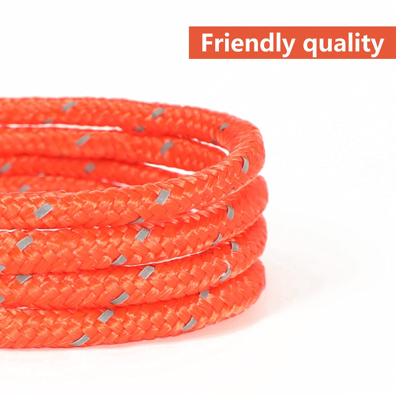 Cat Cable Out Leash 26-feet Escape Proof Walking Leads Long Durable Reflective Extender Training Control Play Yard Backyard Outdoor for Puppy, Kitten, Rabbits and Small Animals, Orange - PawsPlanet Australia