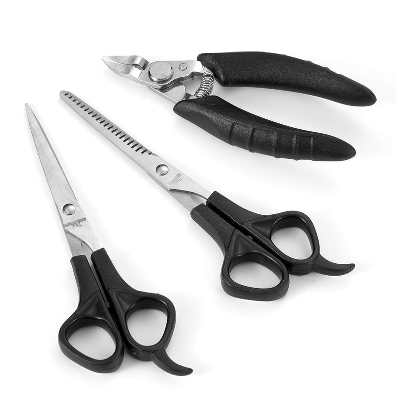 Istbean Dog and Cat Nail Clippers+Grooming Scissors+3 Pack Stainless Steel Tick Remover Tool Set+Stainless Steel Grooming Set - PawsPlanet Australia