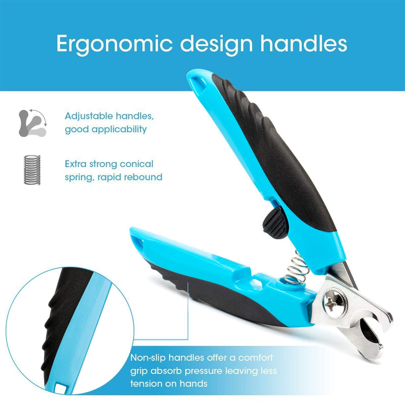 Kasimir Professional Claw Scissors for Dogs and Cats Stainless Steel Claw Care in Pet Salon - Claw Cutter Claw File Claw Pliers with Safety Protection for Large & Medium Pets Model B - PawsPlanet Australia