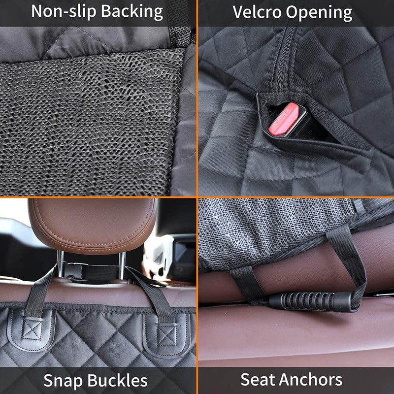 Dog Car Seat Covers，100% Waterproof Pet Seat Cover，Scratch Proof, Heavy Duty and Nonslip Pet Bench Seat Cover,Capable for Cars, Trucks & SUVs - PawsPlanet Australia