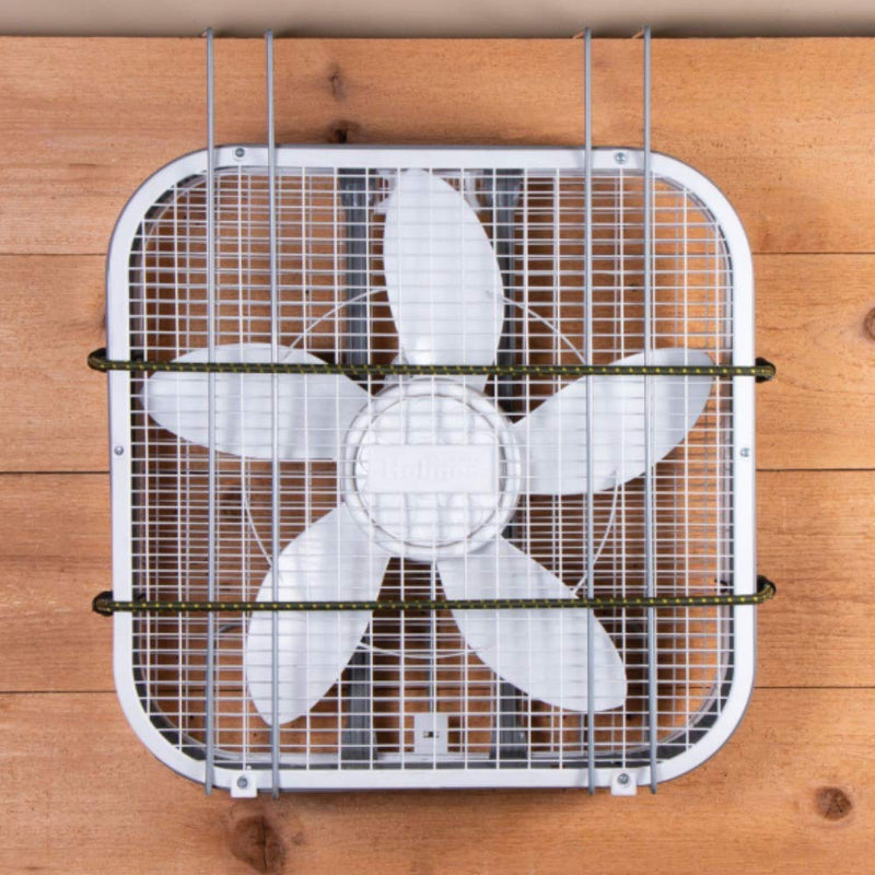 EASY-UP Horse Stall Box Fan Support | Hang Standard Size Box Fans | Simple Wire Design | Great for Shows or The Barn | Top Holder Width is 7-1/2” | Bottom Holder Width 5” - PawsPlanet Australia