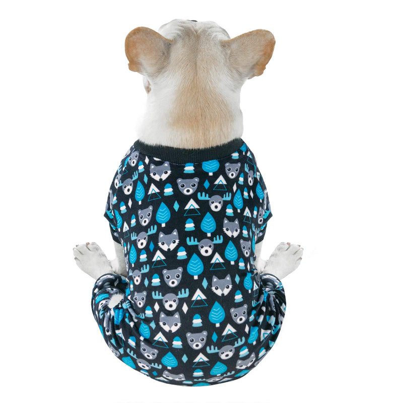 CuteBone Dog Pjs Onesies Pet Clothes Jumpsuit Apparel Soft Puppy Pajamas XS(Chest Girth12’’-12.5’’ Back Length7.5’’-8’’) Forest - PawsPlanet Australia