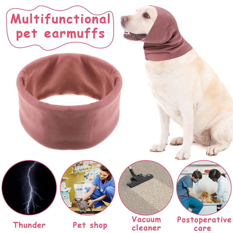 3 Pieces Dog Ear Muffs Noise Protection Dog Ear Covers Dog Hearing Protection Wrap Dog Earmuff Dog Ear Protection Hood for Calming Pet Noise Reduce Stress and Anxiety Relief Size S, Size M, Size L - PawsPlanet Australia