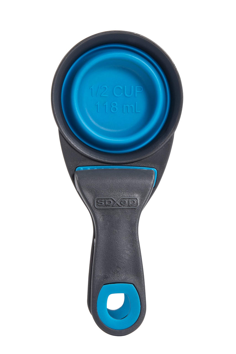 [Australia] - Dexas Popware for Pets Collapsible KlipScoop 1/2 Cup Capacity Pro Blue 