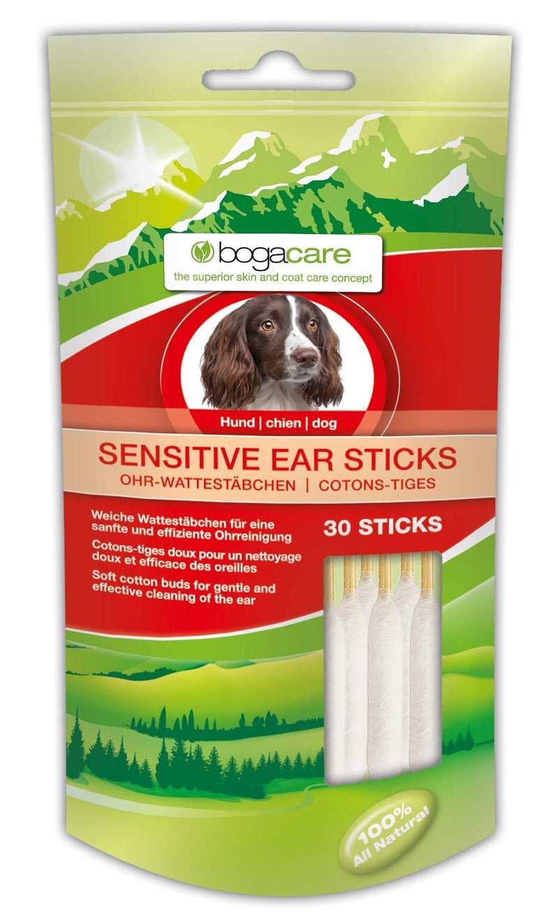 Bogacare Sensitive Ear Sticks Dog, 30 pieces (pack of 1) - PawsPlanet Australia