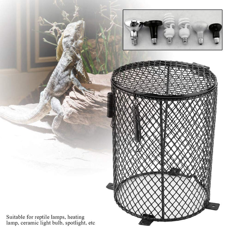 Reptile Heating Lamp Guard Lampshade, Amphibians Pets Heater Light Anti-hot Cage for Lizard Turtle Snake Birds - PawsPlanet Australia