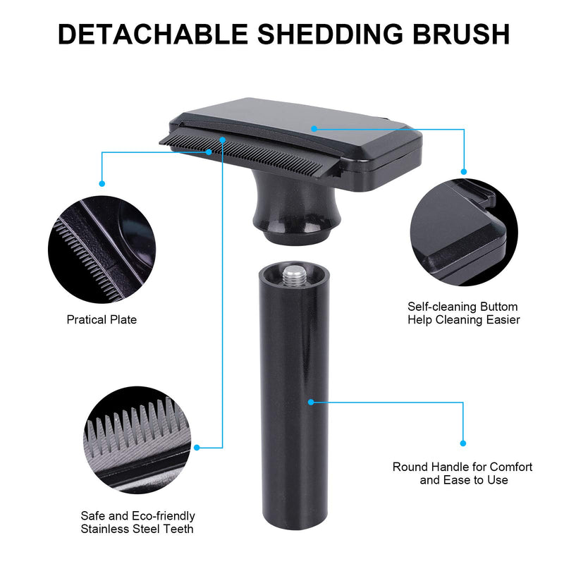 NPET Dog DeShedding Brush, Effectively Reduces Shedding Tool Grooming Brush for Dogs and Cats - PawsPlanet Australia