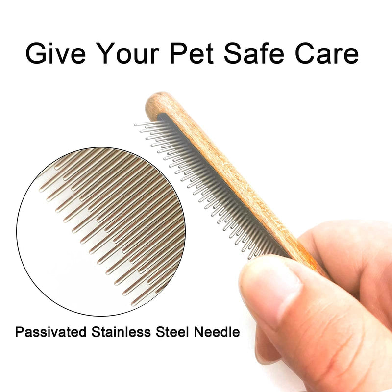 Cat comb,dog comb,Solid Wood Pet Comb Grooming Tool for Cats,Dogs and rabbits Chopstick - PawsPlanet Australia