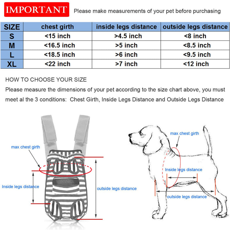 COODIA Legs Out Front Pet Dog Carrier Front Chest Backpack Pet Cat Puppy Tote Holder Bag Sling Outdoor S Red - PawsPlanet Australia