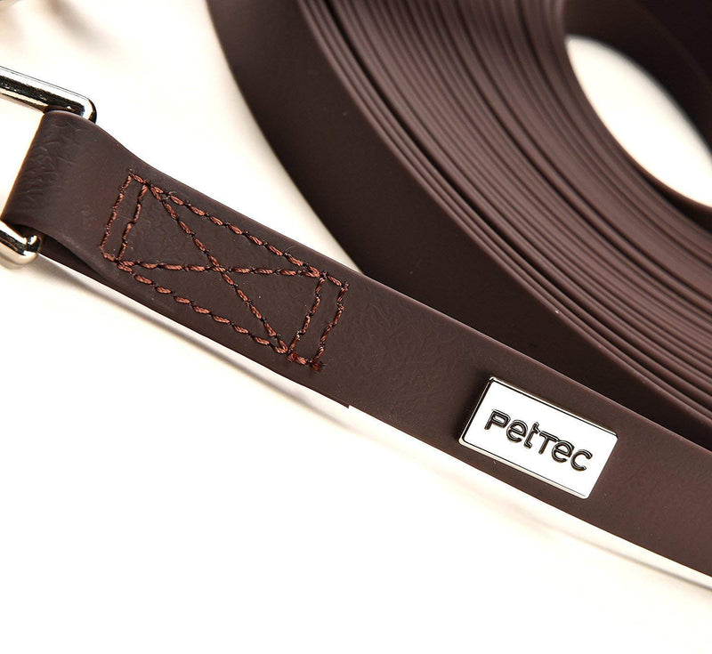 PetTec 10m towing leash/training leash for dogs made of Trioflex (similar to Biothane), water-repellent, robust long dog leash/dog leash, adjustable towing leash, long puppy leash, dog accessories - PawsPlanet Australia