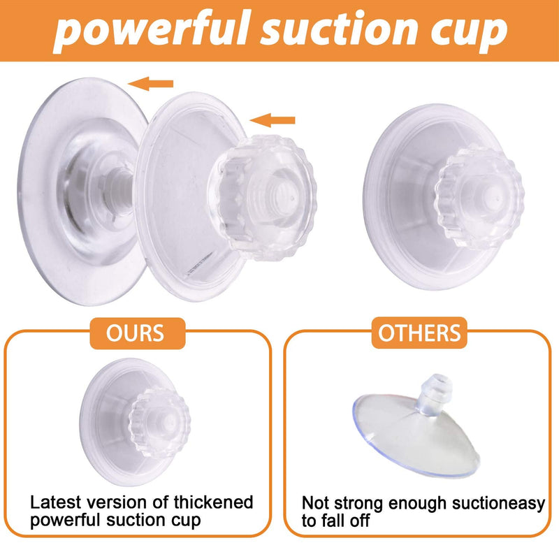 Extra Strong Suction Sups Window Bird Feeder. with Drainage Holes. Windowsill Birdfeeders for Small Birds only. LIANGPIN Acrylic Clear House Shape Design - PawsPlanet Australia