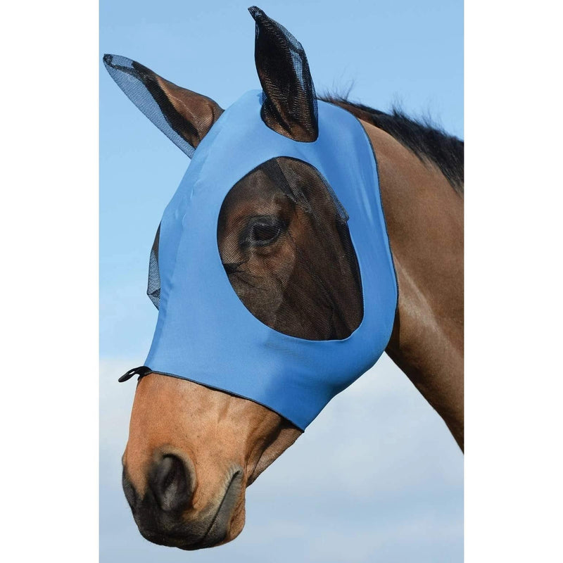 Weatherbeeta Stretch Bug Eye Saver With Ears - Royal Blue/Black Red / Black Small Pony - PawsPlanet Australia