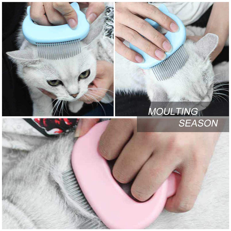 Gxhong cat brush, cat comb, massage brush For Pets Cat Dogs For, Pet Brush, Pets Cleaning Brush Removes Dead Undercoat And Loose Hair (green) - PawsPlanet Australia