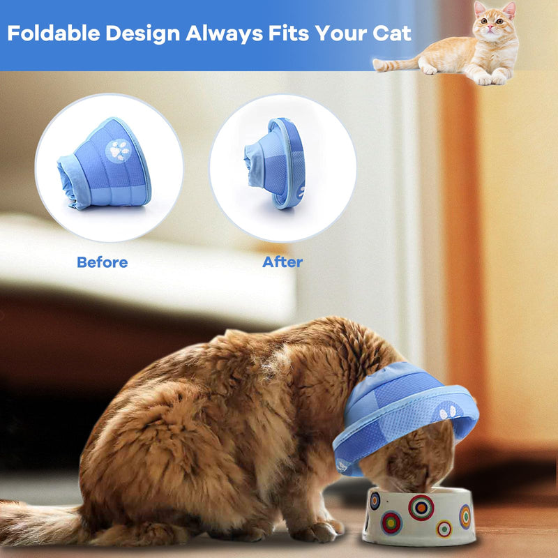 Cat Neck Brace, Adjustable Cat Neck Brace Collar, Restoration Soft Neck Brace for Small Dogs, Collar Cone After Surgery and Injuries for Small Puppies (S) S - PawsPlanet Australia