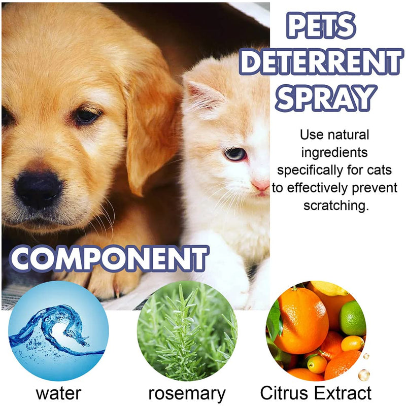 CBROSEY Pets Deterrent Spray, Scratch-Resistant Spray for Cats, Suitable for Plants, Furniture, Floors, Protects Your Home - PawsPlanet Australia