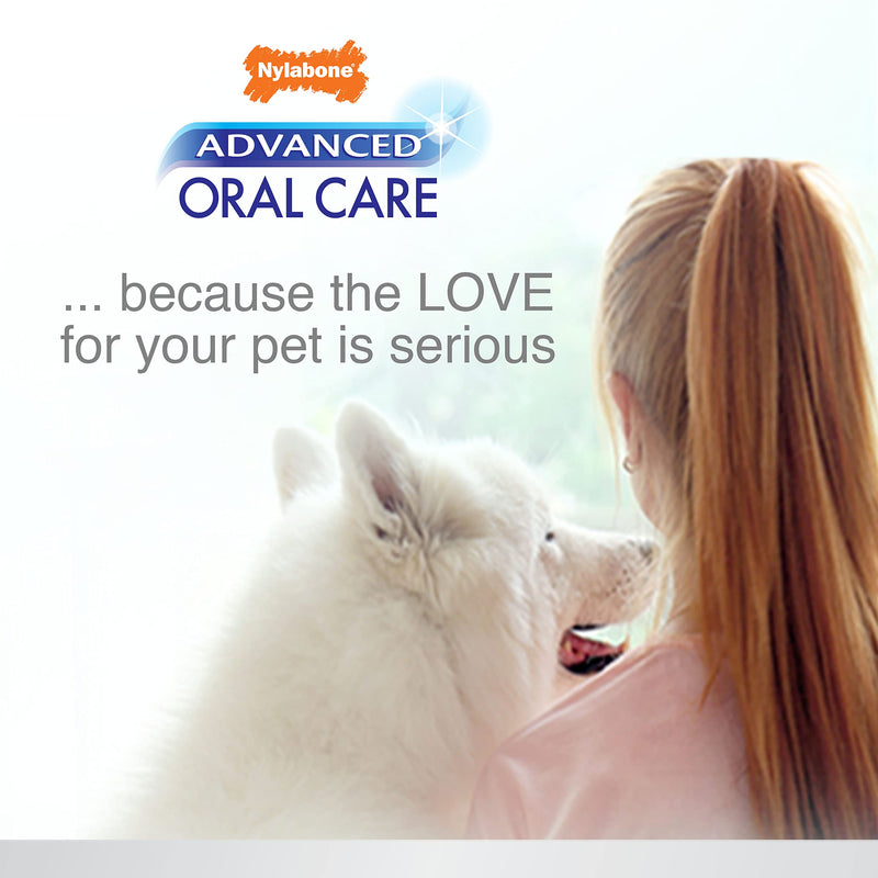 Nylabone Advanced Oral Care Dental Kits for Dogs & Cats Adult Dog Original 2 Count - PawsPlanet Australia