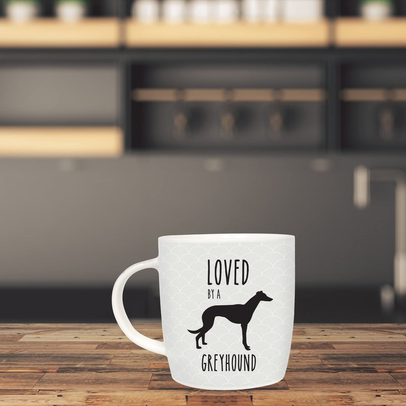 Splosh Precious Pets Mug Collection – Greyhound, Grey and Black Ceramic Mug with Pet Silhouette, Gift Boxed, Dishwasher Safe - PawsPlanet Australia