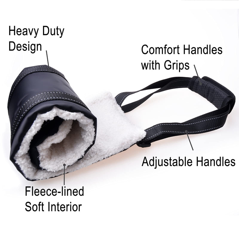 LOOBANI Portable Dog Sling for Back Legs, Hip Support Harness to Help Lift Dogs Rear for Canine Aid and Old K9 Cruciate Ligament Rehabilitation Small - PawsPlanet Australia