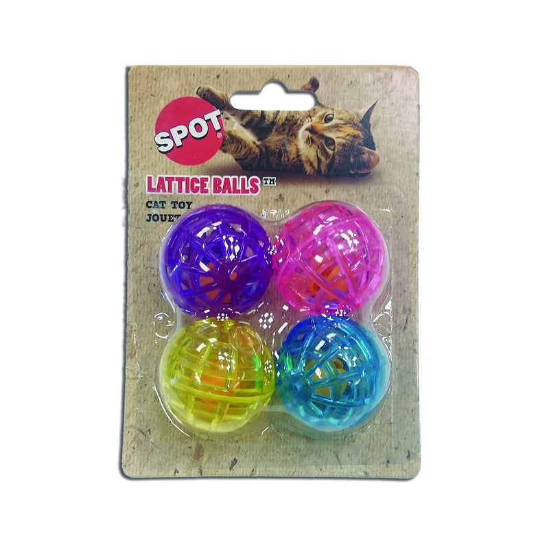 [Australia] - SPOT Ethical Products Lattice Balls Cat Toy 1 Pack 