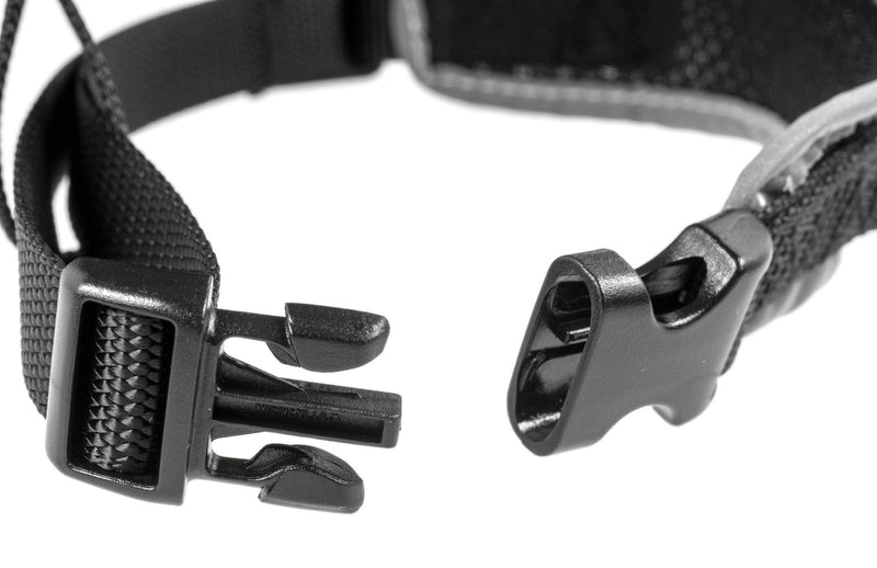 Petface comfort dog harness, reflective, MEDIUM, black M - PawsPlanet Australia