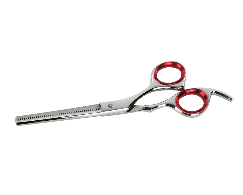 [Australia] - Laazar 6.5” Thinning Shears for Dogs and Cats with Leather Case | Stainless Steel Pet Thinning Scissors for Texturizing and Blending | Sharp Hair Grooming Tools and Supplies for Pets 
