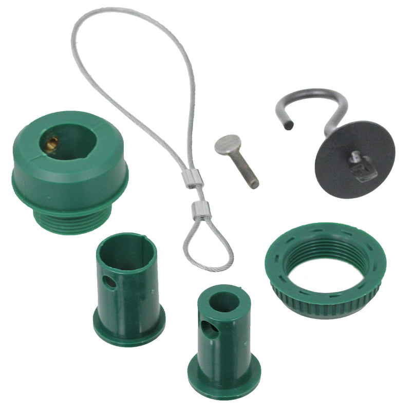 SPARES2GO Squirrel Baffle Dome Bird Feeding Station Feeder Guard (Complete Kit with Hanging Hook and Loop) - PawsPlanet Australia