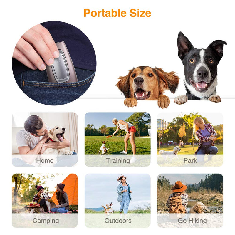 Anti Barking Device, Small & Portable Stop Dog Barking Device, Handheld No Bark Tool, Anti Bark Device Dog Training with Widely Control Range, Bark Stopper for Puppy Small Large Dogs Outdoor Indoor Pink - PawsPlanet Australia