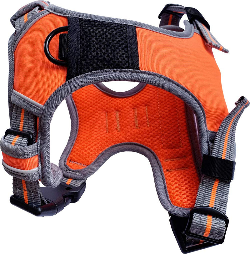 Dog & Co Sports Harness, Padded and Reflective, Orange Extra Large - PawsPlanet Australia