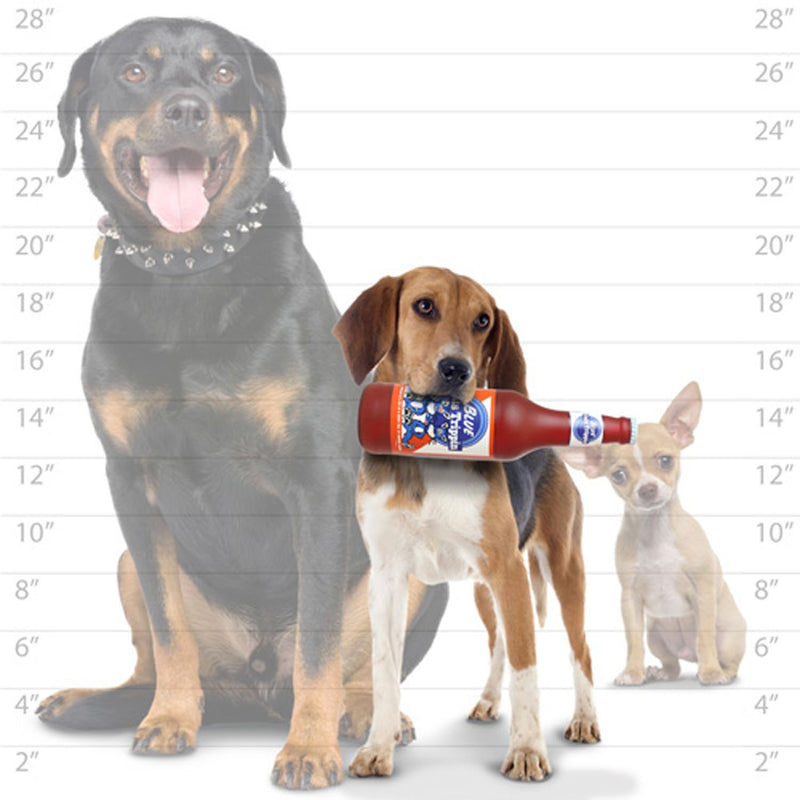 [Australia] - Silly Squeakers – Beer Bottles - Dog Toy - 100% Vinyl. Made Durable & Strong. Novelty Play Toy. 14 Bottles to Choose from and it Floats Blue Cats Trippin 
