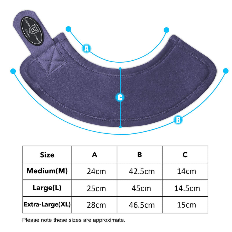 Harrison Howard Horse Bell Boots Equine Ballistic Hoof Overreach Bell Boot for Horse Sold as Pair-Deep Navy Large Deep Navy - PawsPlanet Australia