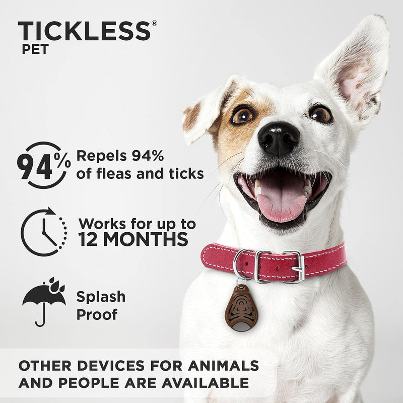 Tickless Pet – Ultrasonic, Natural, Chemical-Free tick and flea Repeller – Pink - PawsPlanet Australia