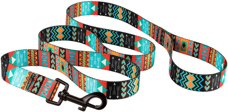 [Australia] - CollarDirect Nylon Dog Leash 5ft Tribal Pattern Durable Walking Pet Leashes for Dogs Small Medium Large Puppy Pattern 2 L 