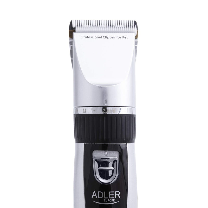 Adler AD 2823 animal clipper animal hair trimmer, silver - PawsPlanet Australia