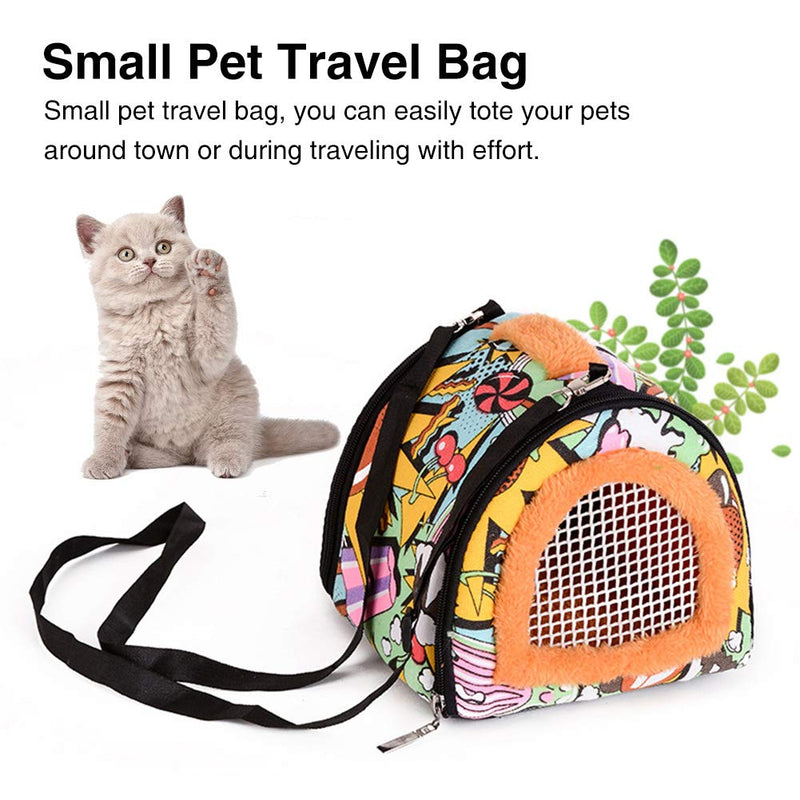 [Australia] - CALIDAKA Pet Carriers for Small Dogs Cats Pet Travel Bag Soft-Sided Kennel for Cats Mole Soft Bed Washable Multifunction Shoulder Strap Breathable, Leak-Proof, Escape-Proof, Easy Storage type a 