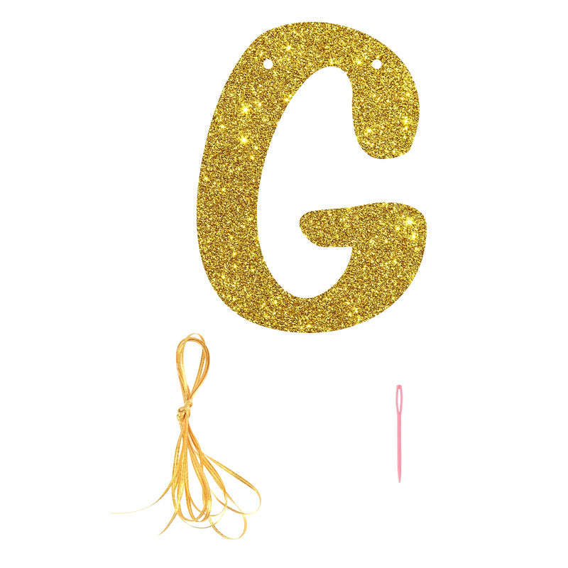 KakaSwa Let's Get Lit Banner, Gold Glitter Party Banner, Bachelorette Party, Bridal Shower, Christmas, New Years Eve, Birthday Party Decorations - PawsPlanet Australia