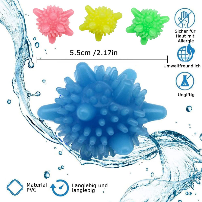 BTkviseQat Pet Hair Remover Washing Machine Pack of 6 Cat Hair Remover, Reusable Pet Hair Lint Paw Dog Hair Washing Machine, Lint Balls Washing Machine Pet Hair Remover for Pet Hair/Laundry - PawsPlanet Australia